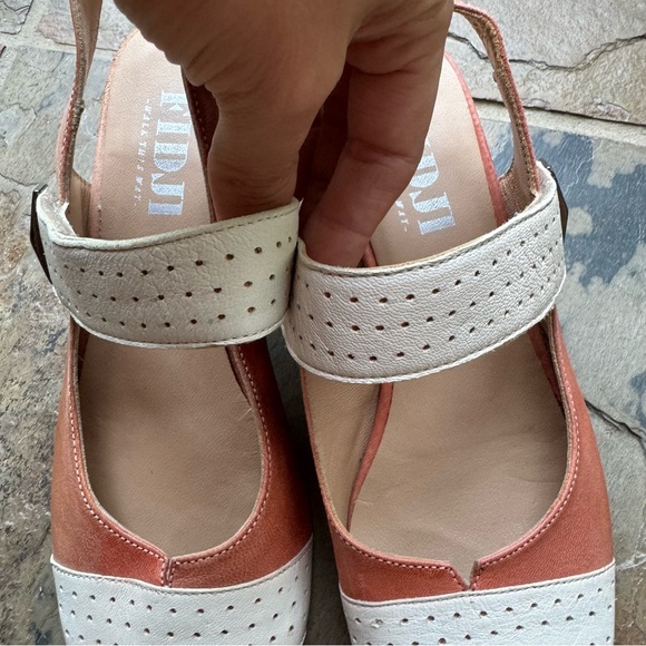 Anthropologie FIDJI Leather Mary Jane Slingback Heels EU 37 - Picture 7 of 14